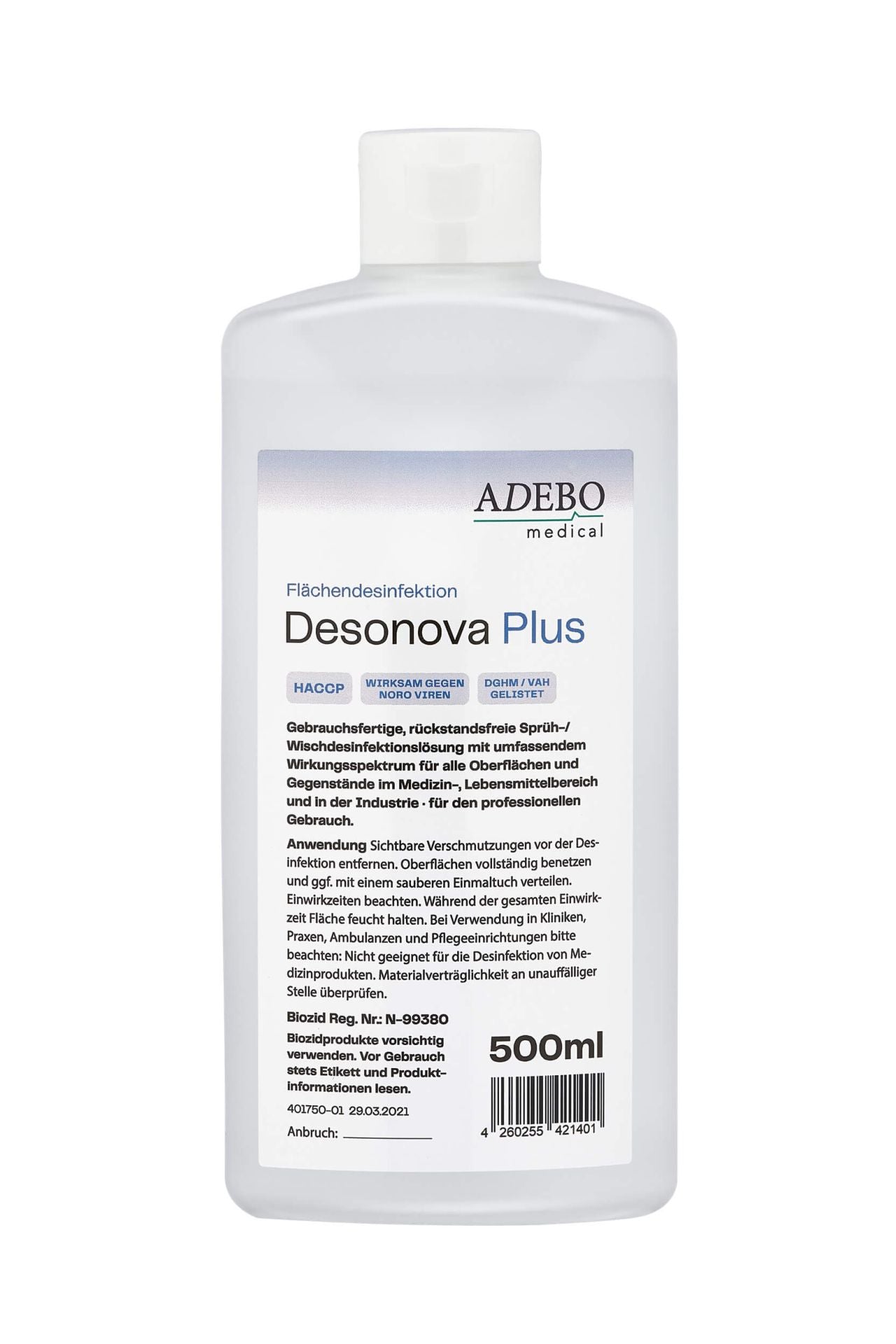 Desonova Plus - Flächendesinfektion