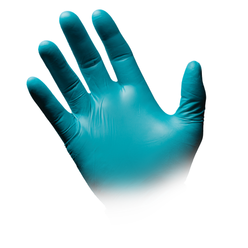 SolidSafety ChemN Special, Puderfreie Nitril-Einmalhandschuhe in Grün