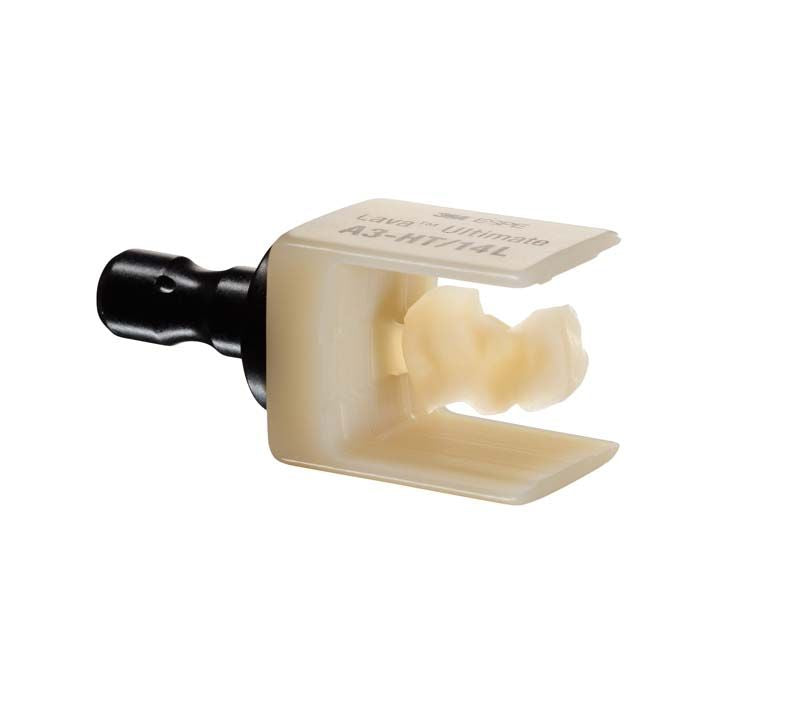 Lava™ Ultimate HT 14L A3 Schleifblock mit sichtbarem Keramikmaterial.