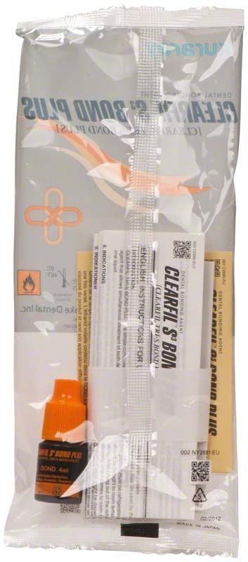 CLEARFIL S3 BOND PLUS Flasche 4ml in transparenter Verpackung.