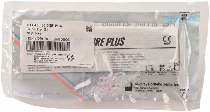 Verpackung von Clearfil DC Core Plus Intraoraltips Gr. L mit 20 Stück.