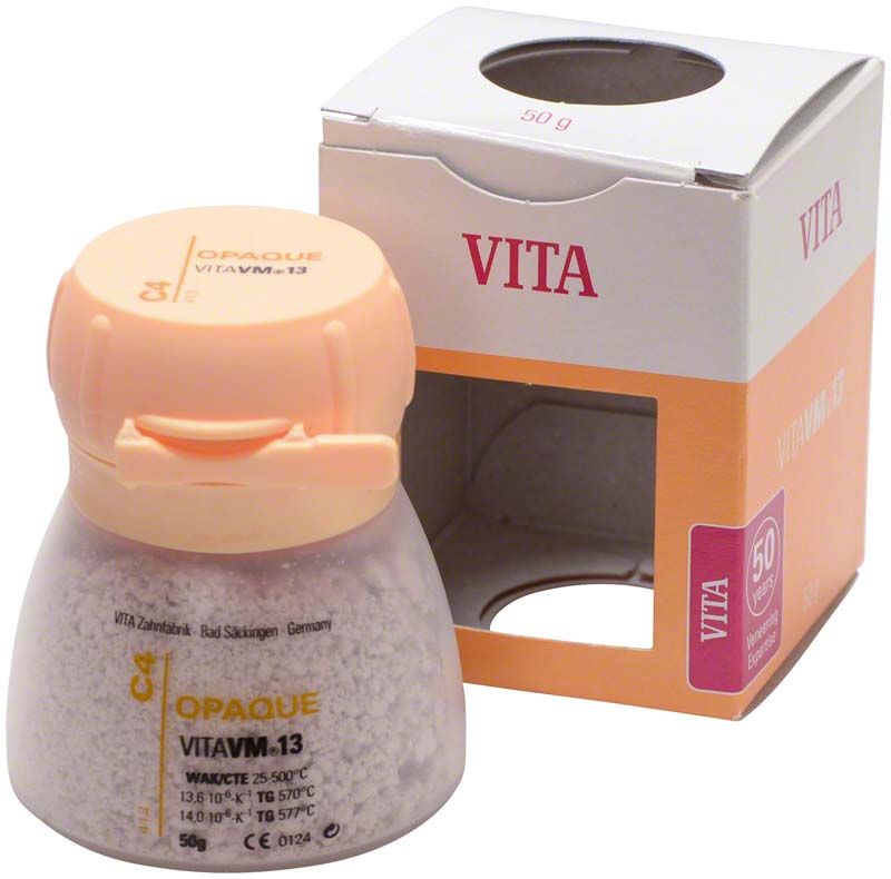 VM13 Opaque in 50g Flasche mit geöffneter Verpackung.