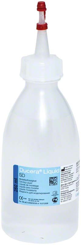 Ducera Liquid SD Flasche 250ml mit Etikett und rotem Verschluss.