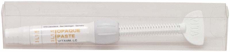 VITA VM LC Opaque Paste 3D Spritze 3L1.5 in transparenter Verpackung.