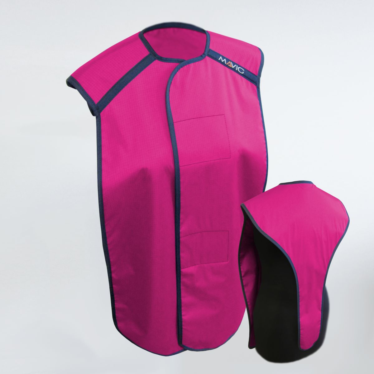 Panoramaschürze RD635 für Erwachsene in Orchidee mit robustem CoforTex-HPMF-Außenmaterial.