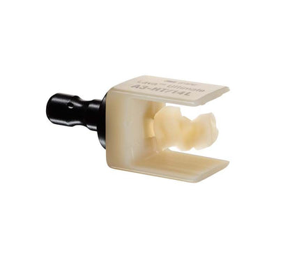 Lava™ Ultimate HT 12 A3 Zahnblock mit Halter in Nahaufnahme.