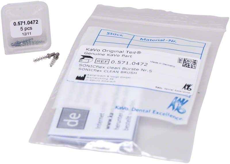 SONICflex clean Bürste Nr. 5 in Originalverpackung mit Ersatzteilen.