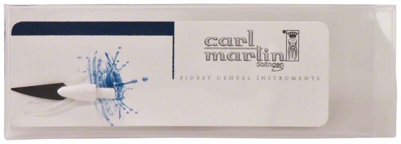 Modellierinstrument Greenstein Spitze 0,2 mm in Verpackung von Carl Martin Solingen.