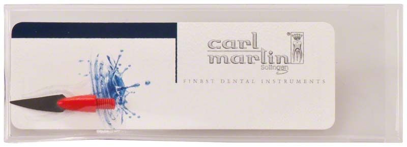 Modellierinstrument Greenstein Spitze 0,12 mm für präzise Dentalanwendungen in Verpackung.