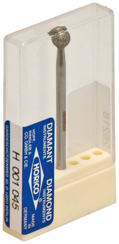 Diamantbohrer H 001 045 in transparenter Verpackung.