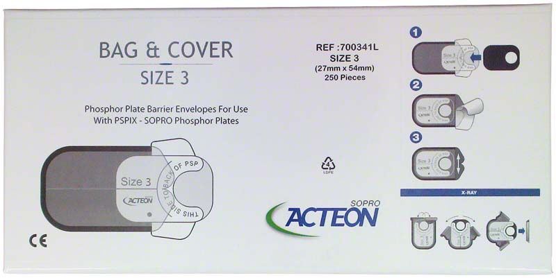 Biss-Schutzhüllen Größe 3 für PSPIX Speicherfolien, 250 Stück.