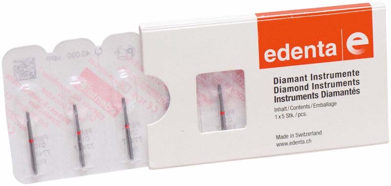 Diamantenschleifer Diamant FG 856F 016 in Originalverpackung von edenta.