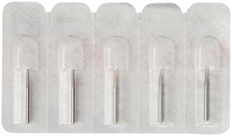 Diamantenschleifer FG 801 007 in Blisterverpackung für Zahnbehandlungen.