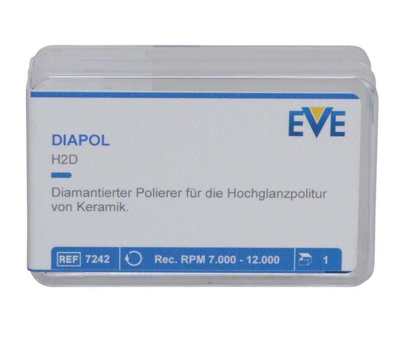 EVE Diapol H2D Polierer-Verpackung für keramische Hochglanzpolitur.