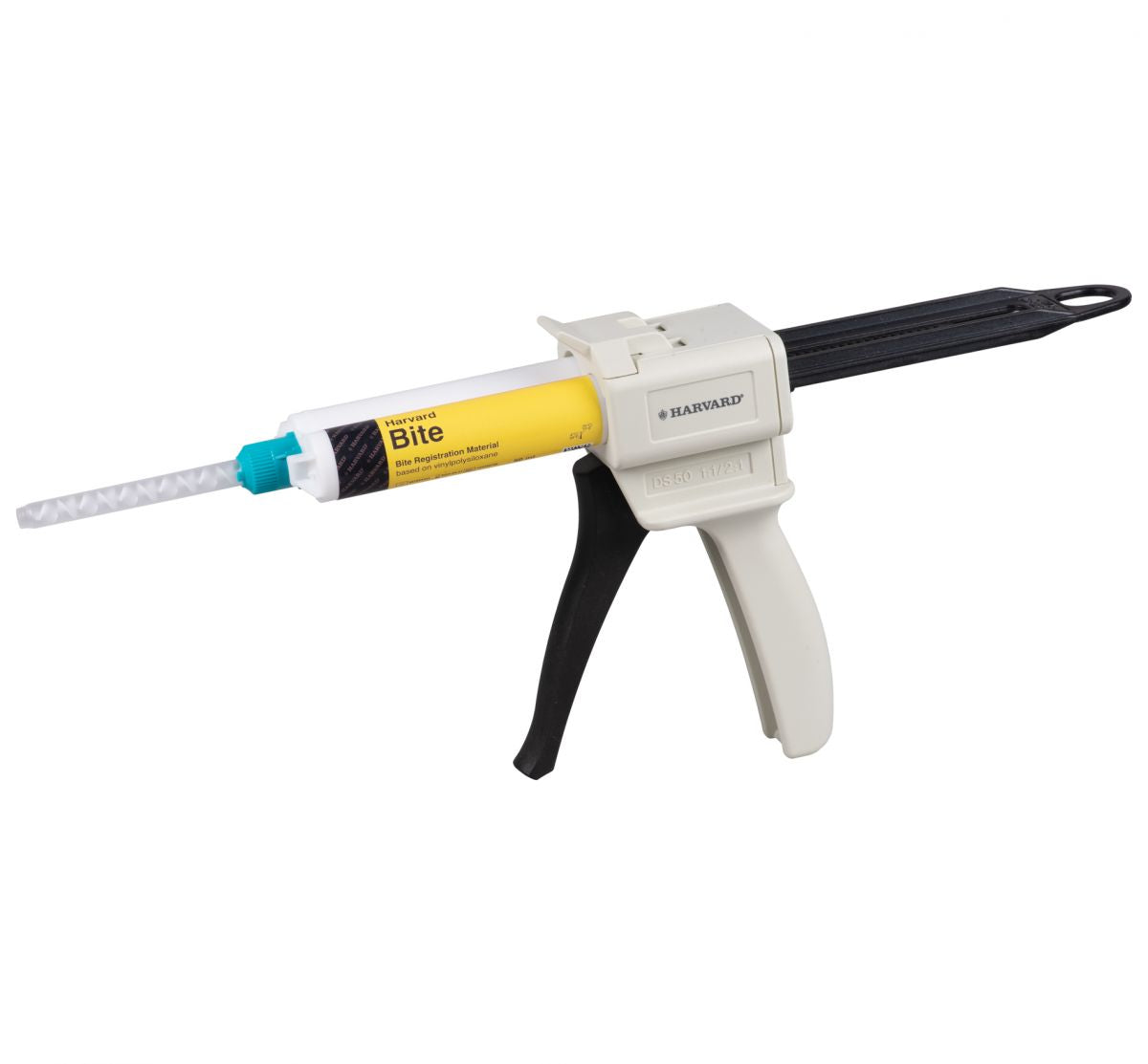 Harvard Bite Kartusche im Applikator mit Mischelement für Bissregistrierung