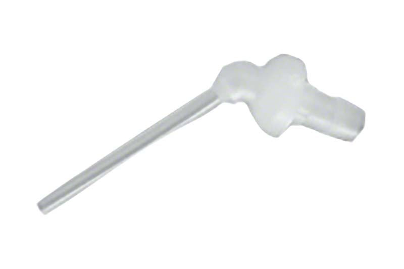 Lange Intraoraltip für präzise Anwendung von Dentalmaterialien.