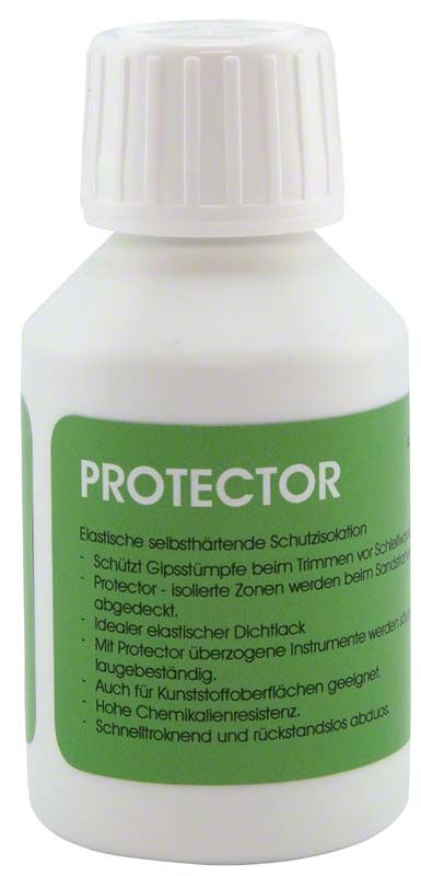 Protector Schutz-Isolation Flasche 100ml mit grünem Etikett.