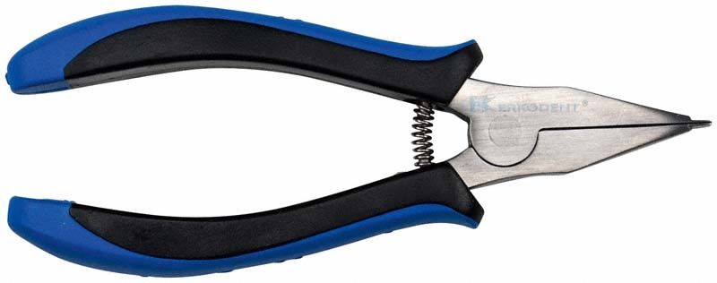 Abhebezange mit blau-schwarzem Griff für kieferorthopädische Anwendungen.