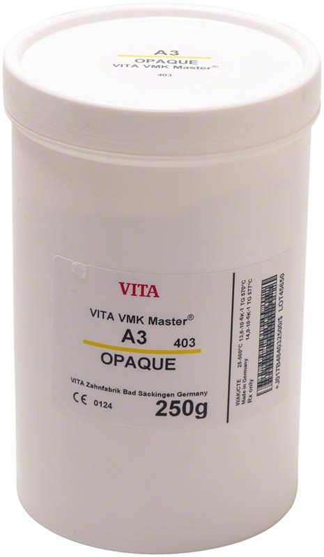 VITA VMK Master Opaque 250g Packung A3 mit Etikett.