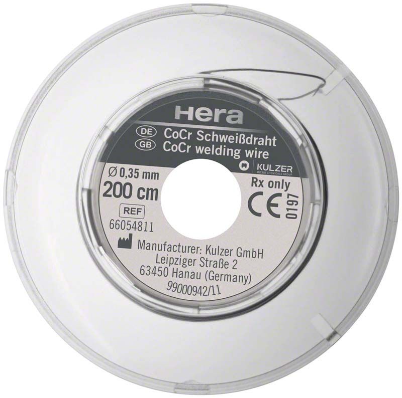Laserschweißdraht Ø 0,35mm, 200cm von Kulzer in Kunststoffspule.