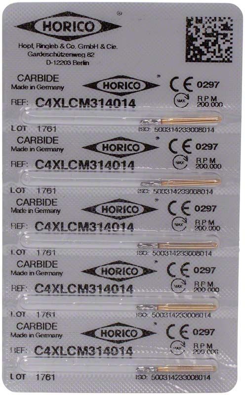 Verpackung des Hartmetallkronentrenners C4XLCM 014 von Horico.
