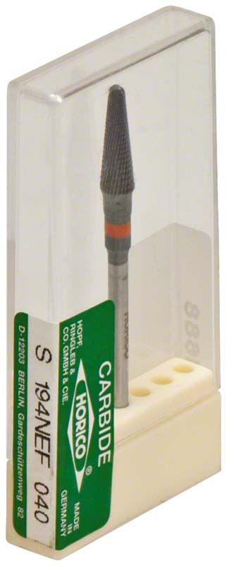 Hartmetallfräser schwarz beschichtet S194 NEF 040 in Kunststoffverpackung.