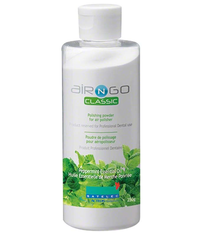 AIR-N-GO® CLASSIC Pulverflasche Pfefferminz für supragingivale Zahnreinigung
