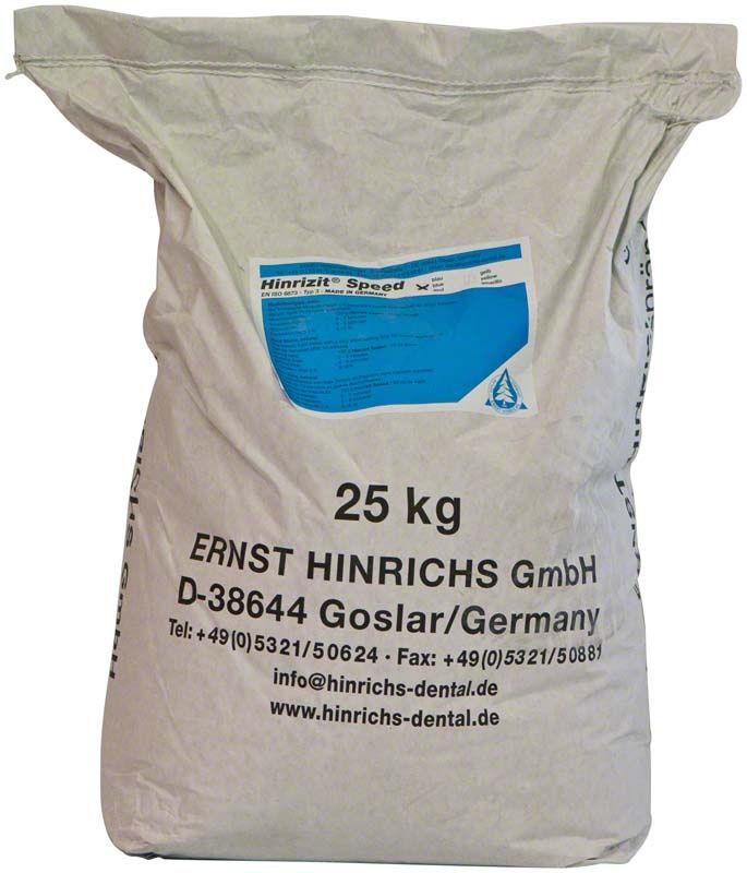 Hinrizit® Speed blau 25kg Sack mit blauer Produktetikettierung.