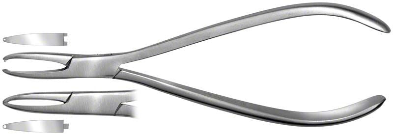 Tiefziehfolienzange HSL 333-18 für kieferorthopädische Anwendungen.