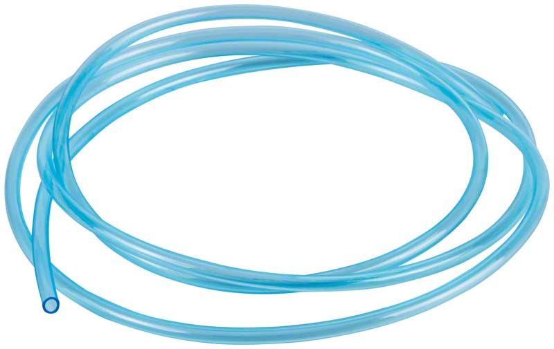 Transparenter blauer DENTO-PREP™ Schlauch mit einer Länge von 1 Meter.