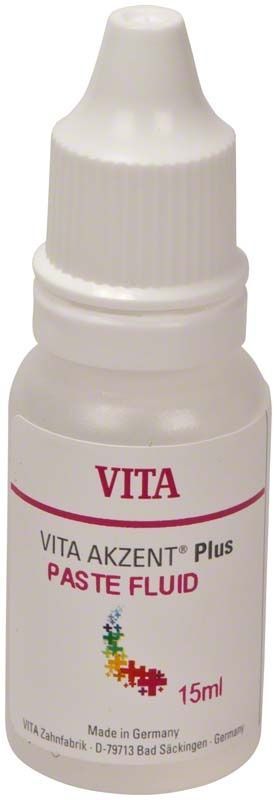 VITA AKZENT® Plus PASTE FLUID 15ml Flasche mit Tropfverschluss.