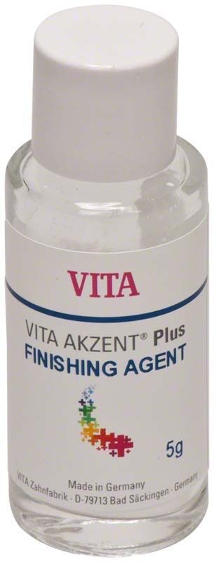 VITA AKZENT® Plus FINISHING AGENT Flasche mit 5g Inhalt.