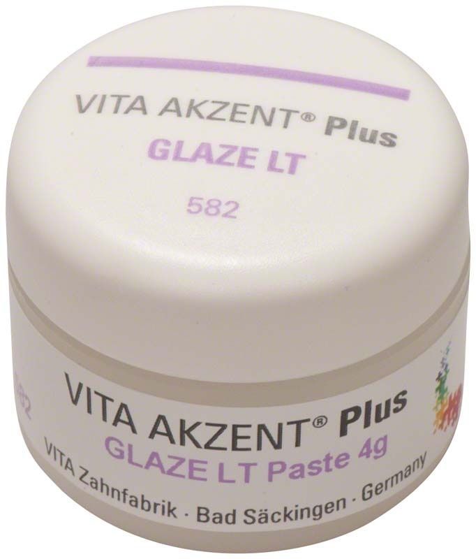 VITA AKZENT Plus GLAZE LT Paste in weißem Behälter, 4g.