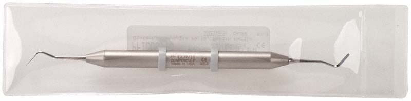 Dentales Kompositinstrument Dietschi Figur 9/10 mit Griff 6 in Verpackung.