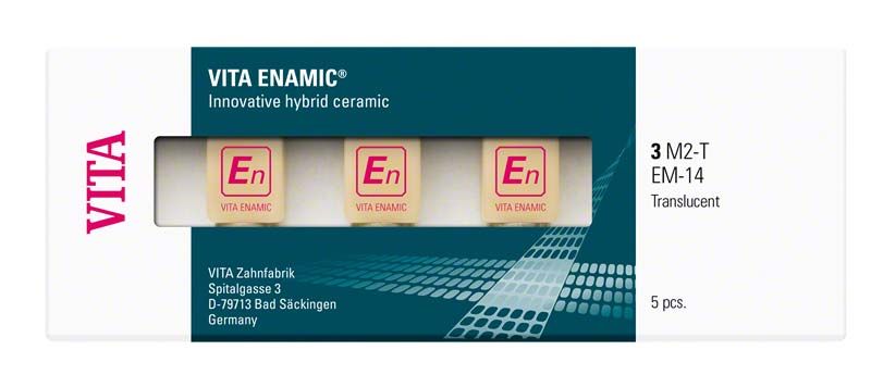 VITA ENAMIC® EM-14 HT 3M2 Hybridkeramik-Blöcke in Verpackung