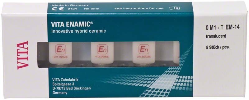 Verpackung von VITA ENAMIC® Hybridkeramik für CEREC®/inLab EM-14 T 0M1.