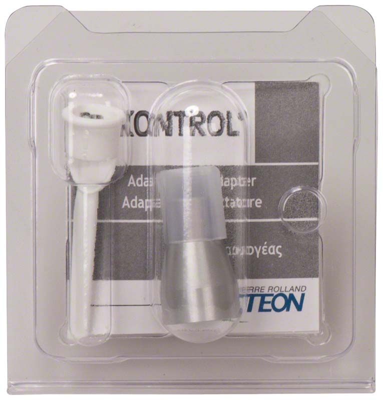 Riskontrol® Adapter Castellini V in durchsichtiger Verpackung.