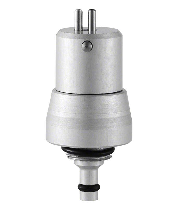 Riskontrol® Adapter Lu V in silberner Metallausführung.