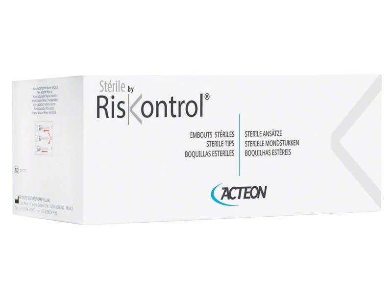 Sterile Verpackung von Riskontrol® mit Produktlogo und Beschriftung.