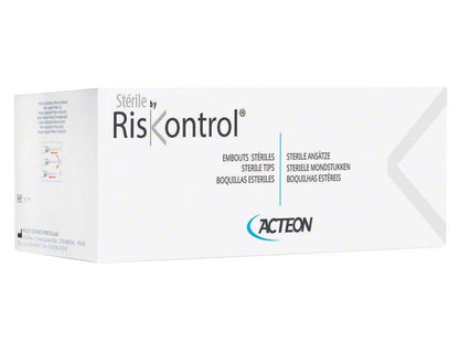 Sterile Verpackung von Riskontrol® mit Produktlogo und Beschriftung.