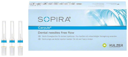 Image of SOPIRA® Carpule® Kanülen Free Flow 30G - 0,3 x 12 mm , kurzer Anschliff