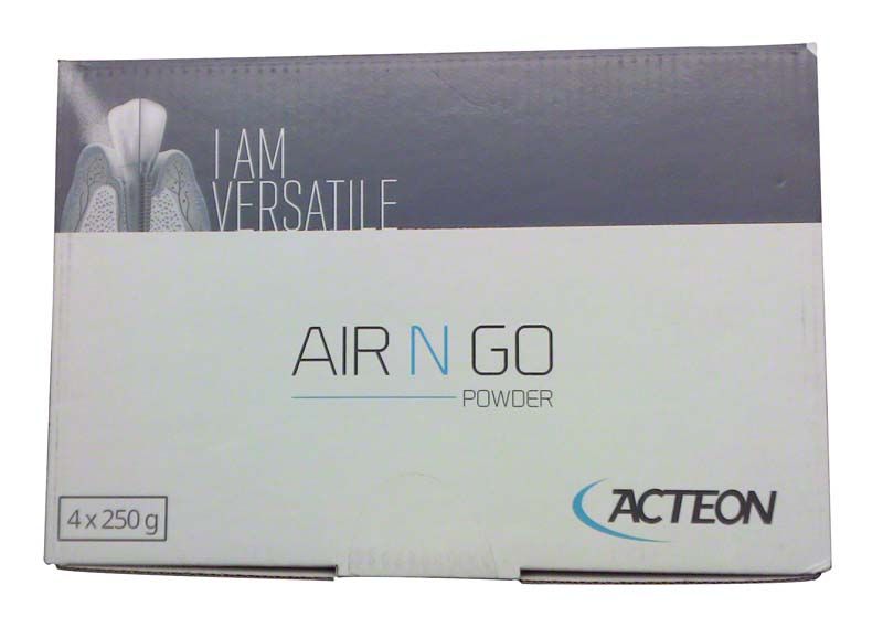AIR-N-GO® CLASSIC Pulver Verpackung mit 4 x 250g Natriumbicarbonat.