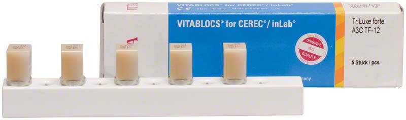 VITABLOCS® TriLuxe forte Keramikblöcke für CEREC®/inLab® Systeme.