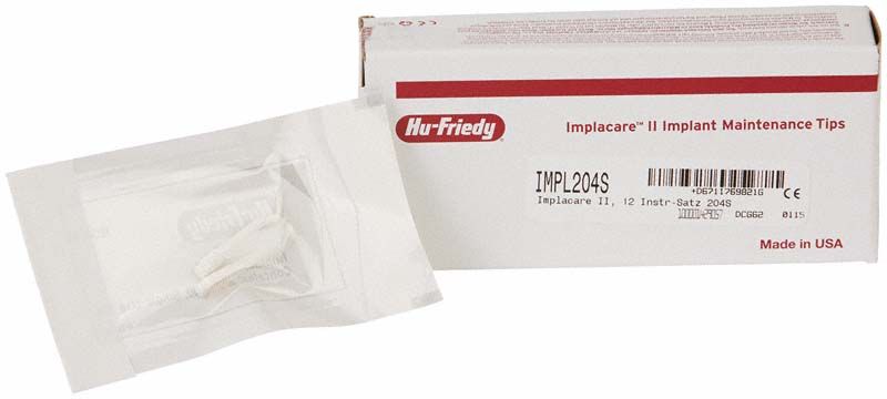 Implacare® II 12 Spitzenpaare Sichelscaler 204S in Verpackung.