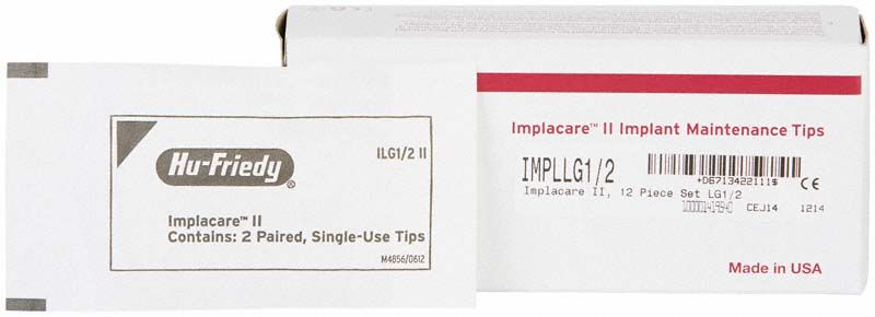 Verpackung der Implacare® II Universalkürette LG1/2 mit Produktdetails.