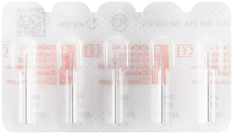 Sterile Diamant FG 850 012 Dentalbohrer in Blisterverpackung