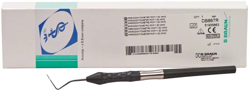 Parodontometer Ergoprobe Figur PCP 11,5 C mit Verpackung von medic-star.