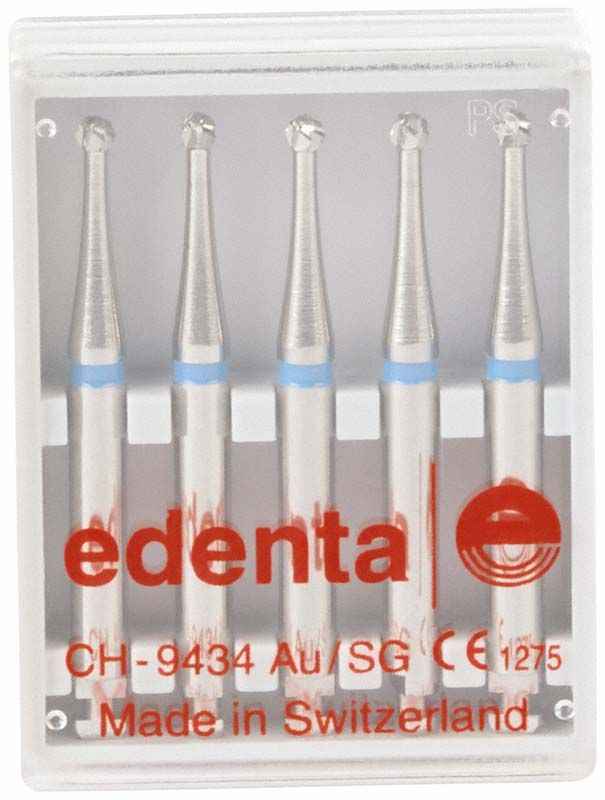 Rosenbohrer C1SX RAL 016 in Kunststoffverpackung mit blauem Ring.