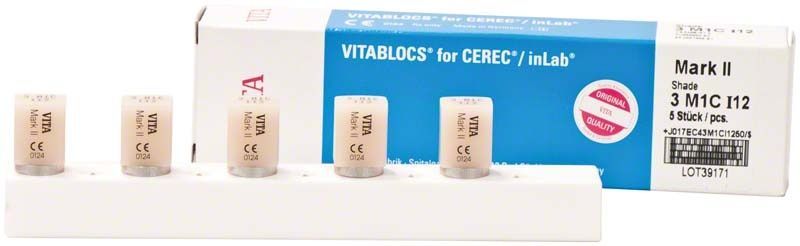 VITABLOCS® Mark II I12 Blöcke in Verpackung, Farbton 3M1C, 5 Stück.