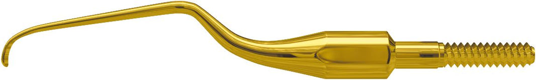 Goldene Kürettenspitze American Eagle XP Gracey +3 für Dentalhygiene.